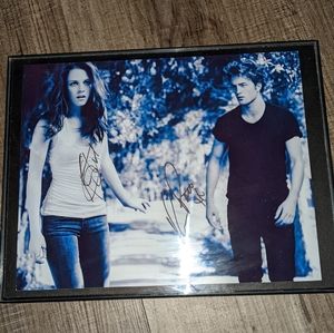 Autographed framed Twilight photo
